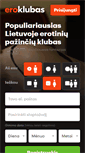 Mobile Screenshot of eroklubas.lt